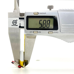 Oem tùy chỉnh kỹ thuật số pin 200 mAh 602020 3.7V 200 mAh pin lithium Polymer Pin cho đồng hồ thông minh di động màn hình trái tim - Product Image 2