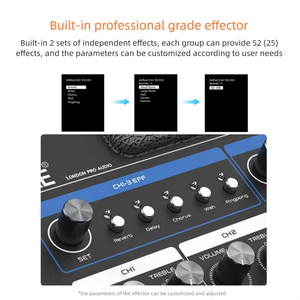 Hoạt Động Studio Âm Thanh Màn Hình Loa 8 Inch 500W Bluetooth PA Woofer Âm Nhạc Ghi Âm Hifi Khuếch Đại Chuyên Nghiệp Thiết Bị Âm Thanh - Product Image 4