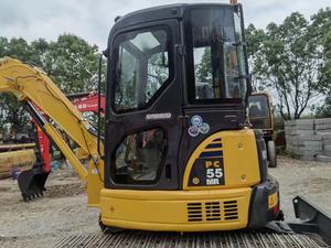 Vente en gros Mini-pelle Komatsu PC55MR d'occasion avec moteur EPA à vendre Excavatrice Komatsu 5,5 tonnes d'occasion avec moteur Yanmar - Product Image 4