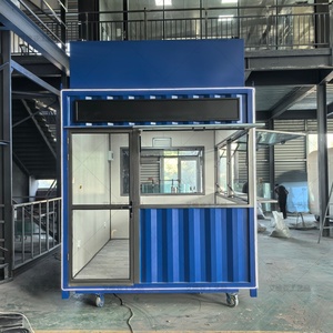 Tùy Chỉnh Thiết Kế Đặc Biệt Di Động Thức Ăn Nhanh Rơ moóc Sợi Thủy Tinh Container Xe Tải Di Động Cho Hotdogs Đồ Ăn Nhẹ Kẹo Chip Ice Cream - Product Image 5