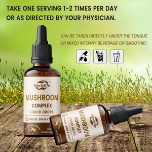 Private Label OEM Mushrooms Liquid Drops Complex <b>Lions</b> <b>Mane</b> <b>Supplement</b> with Turkey Tail Mushroom, Reishi, Shiitake - Product Image 4