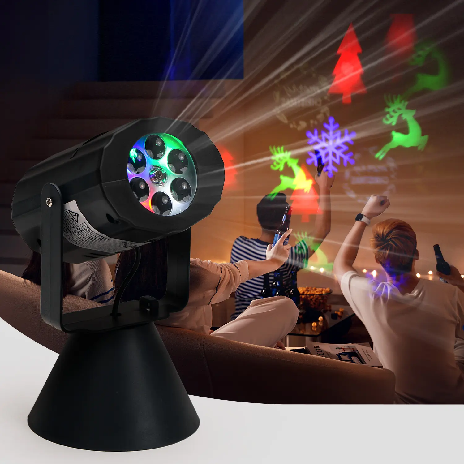 KSWING Hot Selling Indoor Lamp Use LED Light Projector Holiday Decoration Led Lights With Remote Control