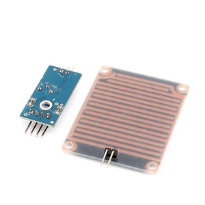 Lmlmyağmur damlası sensörü hava nem monitör modülü nickplate plaka 3.3-5V hassasiyet nem sensörü ICs - Product Image 1