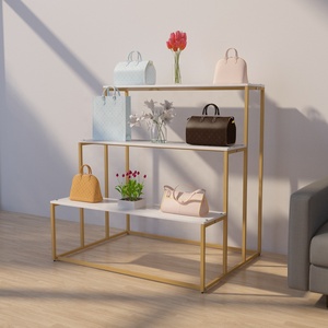 Đa Năng Cửa Hàng Siêu Thị Bán Lẻ Phụ Nữ Giày Túi Xách Trang Trí Hoa Thực Phẩm Uống Sản Phẩm Kim Loại Thang Hiển Thị Đứng Giá - Product Image 6