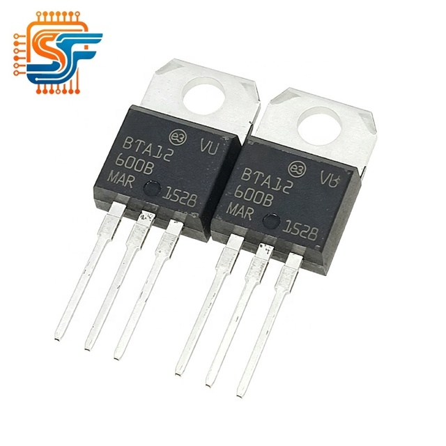 Ready to Ship BTA12-600B BTA12600B TO-220 600V 12A Triac Bidirectional Thyristor Brand New Original Electronic BOM Quotation