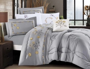 Juego de Ropa de Cama de Lujo Europeo Clásico, Súper Suave, para las Cuatro Estaciones, con Bordado Sencillo, Personalizable, <span class=keywords><strong>Nueva</strong></span> Moda, Gran Venta - Product Image 5