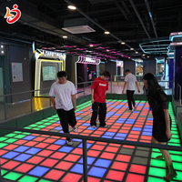 Aires de jeux intérieures interactives Super Cube Super Grid, piste de danse LED, machine de jeu Pixel pour enfants et adultes