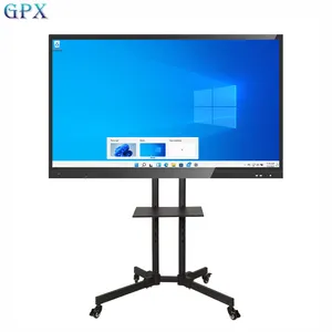 65" Infrared Multi-Touch Interactive LCD Monitor USB Interface For Android Operation For Classroom Education And Teachers