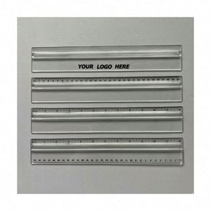 Regla con Lupa de 12 Pulgadas - Regla con Escala Impresa Personalizada con Lupa para Regalos Promocionales y Obsequios - Product Image 1