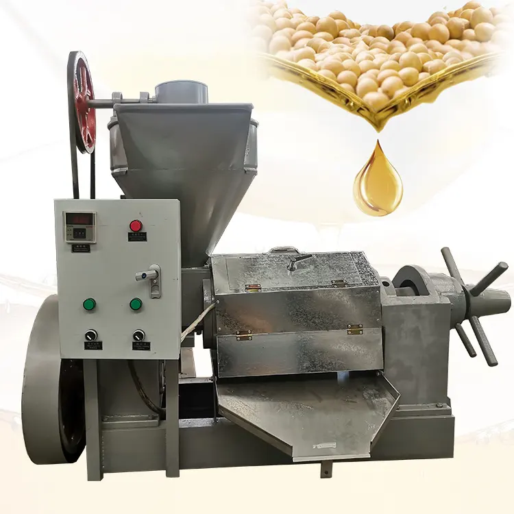Máquina de prensa de aceite de soja en espiral directa de fábrica, máquina de fabricación de aceite de girasol de canola a la venta