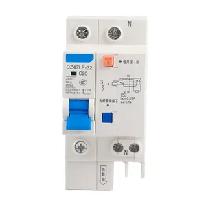 <span class=keywords><strong>Disjoncteur</strong></span> différentiel CHINT DZ47LE-63 30mA RCCB RCD <span class=keywords><strong>GFCI</strong></span> 1P2P3P4P en cuivre, capacité de coupure 6kA, montage sur rail - Product Image 1