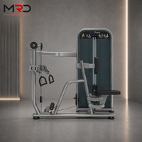 Appareil de musculation professionnel : Machine à ramer assise pour l'entraînement du dos et la musculation