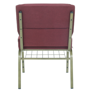 Wholesale Cheap Price Fabric <b>Upholstered</b> Church <b>Chairs</b> with Metal Racks Chinese Style Theater Furniture for Sale - Product Image 3