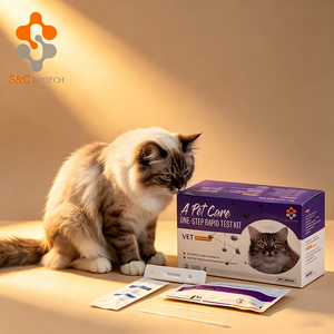Kit de Prueba Rápida de Embarazo Felino de Alta Sensibilidad, Kit de Prueba FRL de Venta Caliente para Uso en Hospitales <span class=keywords><strong>Veterinarios</strong></span>/Clínicas/Uso Doméstico, Muestra Gratuita - Product Image 1