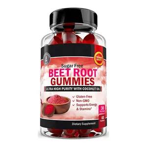 Atacado Orgânico Beterraba Root Gummy BeetRoot Gummy para Suplemento