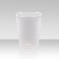 Gobelets en plastique transparent Kiliou, personnalisables avec logo, 12oz 16oz, en PP, transparents ou givrés, pour mariages et anniversaires