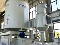 Nouveau dépoussiéreur humide Venturi DECENT MACHINERY en acier inoxydable de 30 kW pour fabricant portugais de vaisselle et de couverts