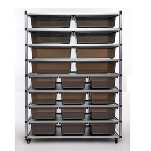 Reptiles <span class=keywords><strong>Cage</strong></span> Accessoires Serpent Rack Système En Plastique PVC Boîte D'élevage Baignoires Serpent Rack Cages avec Chauffage - Product Image 1