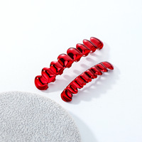 8 Dientes de cobre chapados en oro rojo, estilo Grillz, brillantes, para hombres y mujeres, decoración bucal para escenario de rap, venta al por mayor