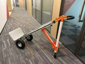 भारी शुल्क धातु गोदाम ट्रॉली औद्योगिक लॉजिस्टिक ट्रॉली हाथ गाड़ी मंच ट्रक - Product Image 6