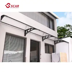 2022 New design aluminum sun shed car pc balcony awning door canopy awning retractable