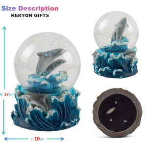 ลูกโลกน้ำรูปโลมาสำหรับตกแต่งบ้านโต๊ะเล่นน้ำแบบกระโดดเล่นน้ำได้ - Product Image 2
