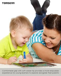 Stylet Crayon en Matériel Écologique et Sûr Stylet Tactile Stylets pour Écrans Tactiles <span class=keywords><strong>Tablette</strong></span> pour Enfants - Product Image 2