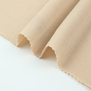 D001 Gros Stock Lots Vêtements Matériel Tricoté Tissu <span class=keywords><strong>Bas</strong></span> <span class=keywords><strong>Prix</strong></span> Polyester Spandex T-shirt Simple Jersey Tissu telas textiles - Product Image 4