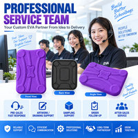 Pièces en mousse EVA moulées sur mesure, coussin semi-laminé en tissu compressé pour la fabrication de sacs, sacs à main, sacs à dos OEM ODM