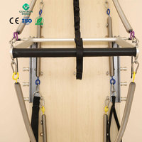 Équipement d'exercice Pilates avec ressorts de résistance, machine de Pilates Reformer murale, adaptée pour les entraînements à domicile et en salle de sport