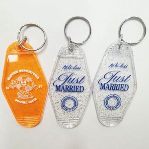 Llaveros Personalizados al por Mayor para Hoteles, Llaveros de Plástico en Blanco para Sublimación con Impresión UV, Llaveros Personalizados para Habitaciones de Motel - Product Image 3