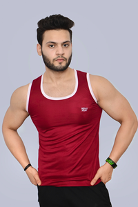 Chaleco de Poliéster Premium para Hombre, Ligero, Transpirable, Sin Mangas, Informal, Tejido Cómodo, Secado Rápido, Atuendo Elegante de Verano para Gimnasio - Product Image 3