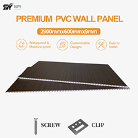 Panneaux muraux en PVC sur mesure, grande taille, creux, imperméables et ignifuges pour la décoration de la maison, des hôtels et des bureaux