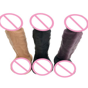 دسار واقعي G-Spot مع كوب شفط قضيب سيليكون دسار شرجي ألعاب جنسية للنساء رجل حزام على محفزات المهبل - Product Image 5