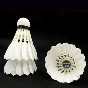 Volant de badminton de qualité supérieure, grade A, avec logo personnalisé, meilleur <span class=keywords><strong>prix</strong></span>, première qualité, plumes <span class=keywords><strong>d</strong></span>'oie - Product Image 5
