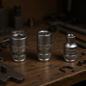 Clé à douille hexagonale Fervi, série normale, jeu de 6 mm, 8 mm, 10 mm - Product Image 3