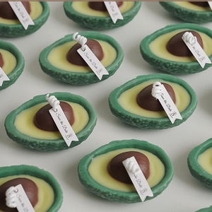 Bơ thơm nến mô hình nến Hướng dẫn sử dụng mô phỏng trái cây hình dạng nến thơm - Product Image 3