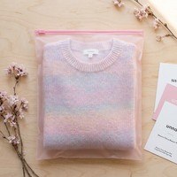Bolsa con Cierre Personalizada Profesional con Logotipo, Bolsa con Cierre Deslizante Mate Reciclable para Empacar Ropa y Prendas al por Mayor