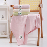 Serviette de bain en fibre de bambou et armoise naturelle, hypoallergénique, douce pour la peau, idéale pour la plage et le spa