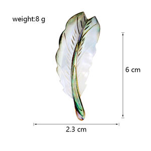 Broches Elegantes y Dulces con Plumas de <span class=keywords><strong>Moda</strong></span> para Chicas, Broches Modernos y Elegantes, Joyería para Mujeres, Accesorios para Damas, Venta al por Mayor - Product Image 6