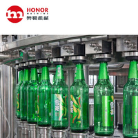 Remplissage automatique de petites bouteilles en verre 10000BPH 1000ml pour la fabrication de liqueur de vodka et d'embouteillage Wisky