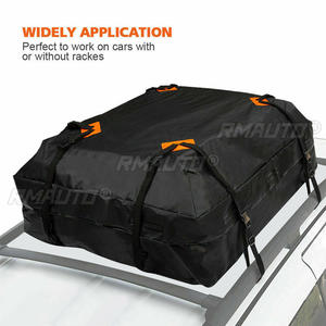 Bolsa de Carga Impermeable para Techo de Auto, 120x90x44cm, Portaequipajes, Bolsa de Almacenamiento Negra, para Viajes, SUV, Camioneta - Product Image 5