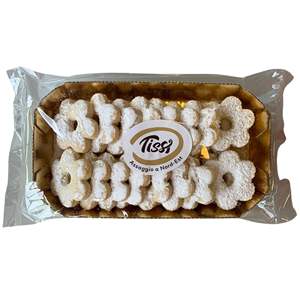 Pâtisserie en forme de fleur au sucre en poudre, saveur crème fraîche Tissi, en boîte, 170g x 8 pièces - Product Image 1