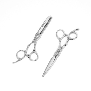 Bộ kéo cắt tóc chuyên nghiệp 6 inch bán buôn, thép không gỉ, kéo tỉa tóc dùng cho salon, nhận làm logo OEM tùy chỉnh - Product Image 4