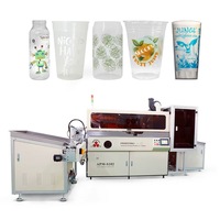 Machine d'impression sérigraphique multi-stations entièrement automatique à grande vitesse avec système de séchage UV pour bouteilles en plastique