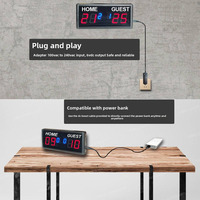Tableau de scores électronique multifonctionnel à télécommande - Compteur de scores universel pour le basketball, le tennis et le tennis de table