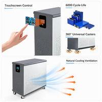 Batterie solaire LiFePO4 51,2 V 600 Ah, pack de batteries 48 V 300~1000 Ah 15~50 kWh pour stockage d'énergie domestique, durée de vie 6000+ cycles, garantie 10 ans