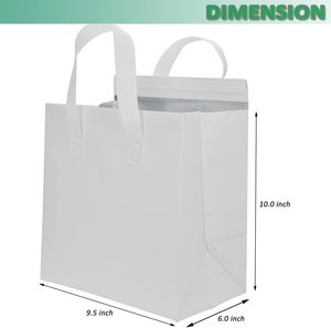 Cibo personalizzato consegna isolamento termico portare fuori per andare togo sacchetto da asporto cibo da asporto sacchetto di imballaggio cibo da asporto per il cibo - Product Image 4