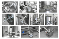 Cuve de Fermentation de Bière en Acier Inoxydable 1000L avec Enveloppe de Refroidissement et Réservoir sous Pression