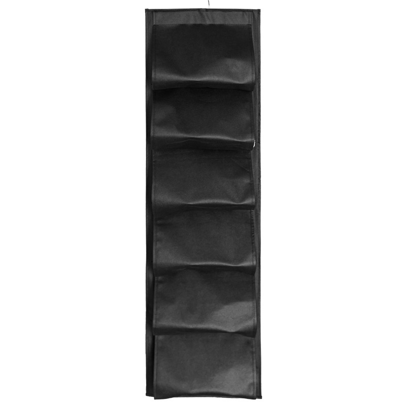 Organisateur De Chaussures Suspendu 12 Poches - Pour Porte Ou Placard, Tissu Oxford
